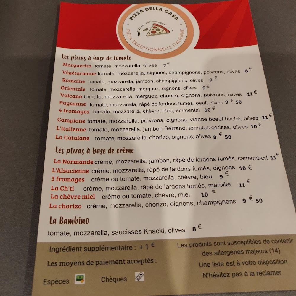 Pizza Della Casa - Menu Image 1